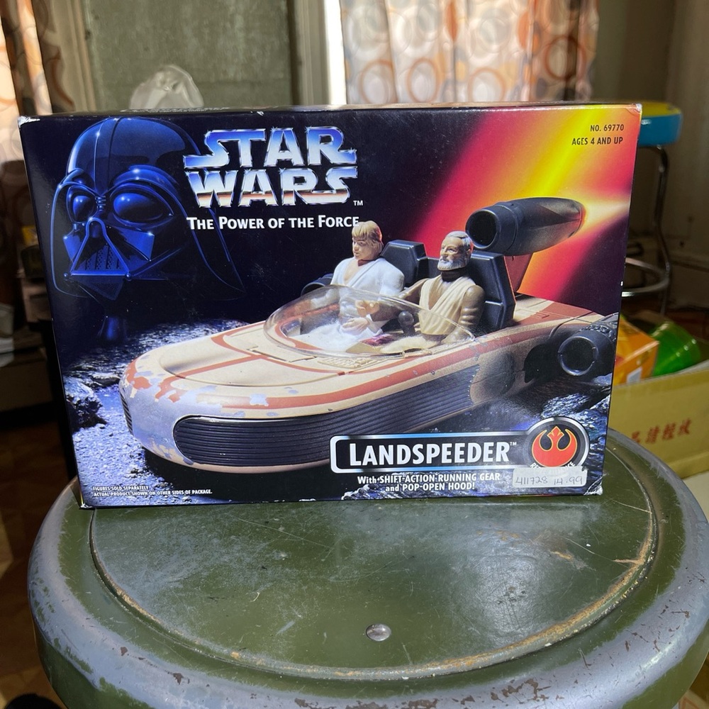 Star Wars Power of the Force Landspeeder Vehicle 1995 Kenner NIB Factory Sealed